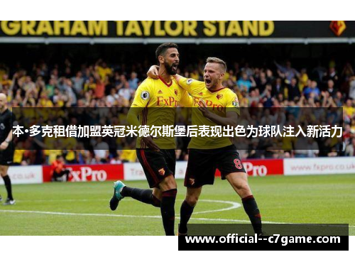 本·多克租借加盟英冠米德尔斯堡后表现出色为球队注入新活力 本·多克租借加盟英冠米德尔斯堡后表现出色为球队注入新活力